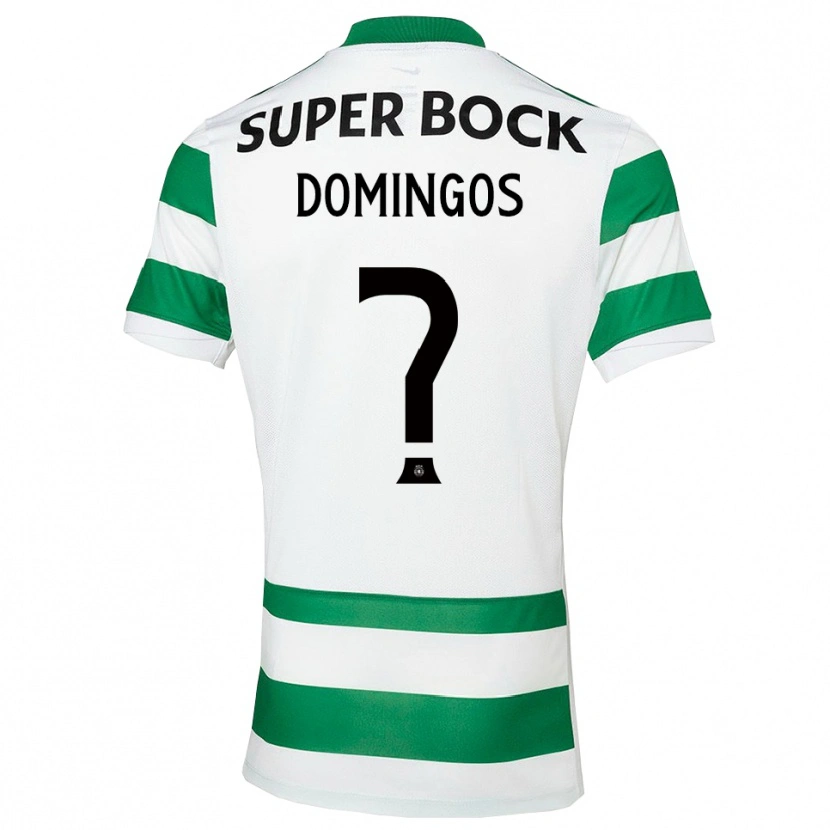 Danxen Kid Estefanio Domingos #0 Green White Home Jersey 2025/26 T-Shirt