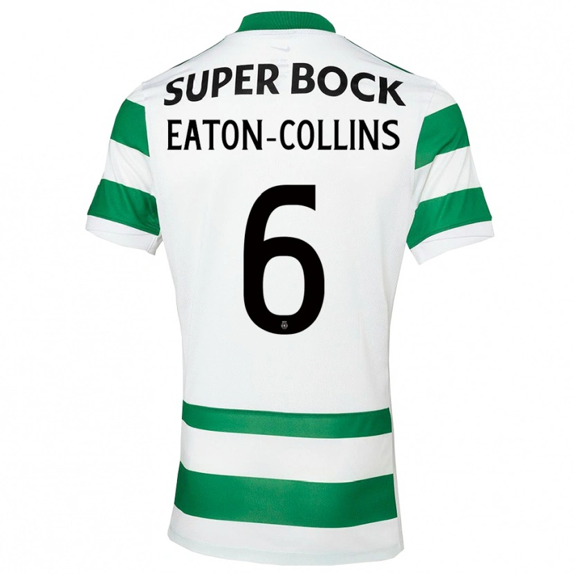 Danxen Kid Georgia Eaton-Collins #6 Green White Home Jersey 2025/26 T-Shirt