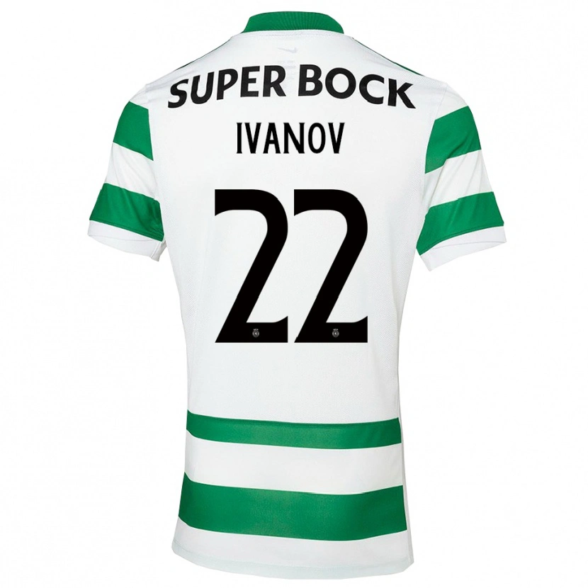 Danxen Kid David Ivanov #22 Green White Home Jersey 2025/26 T-Shirt