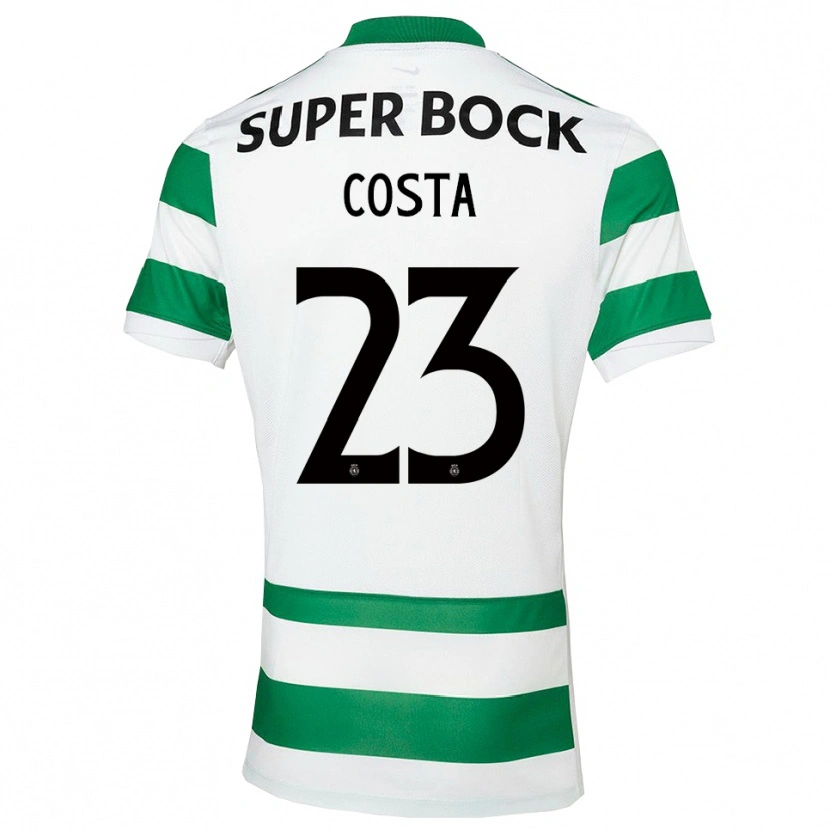 Danxen Kid Manuel Costa #23 Green White Home Jersey 2025/26 T-Shirt
