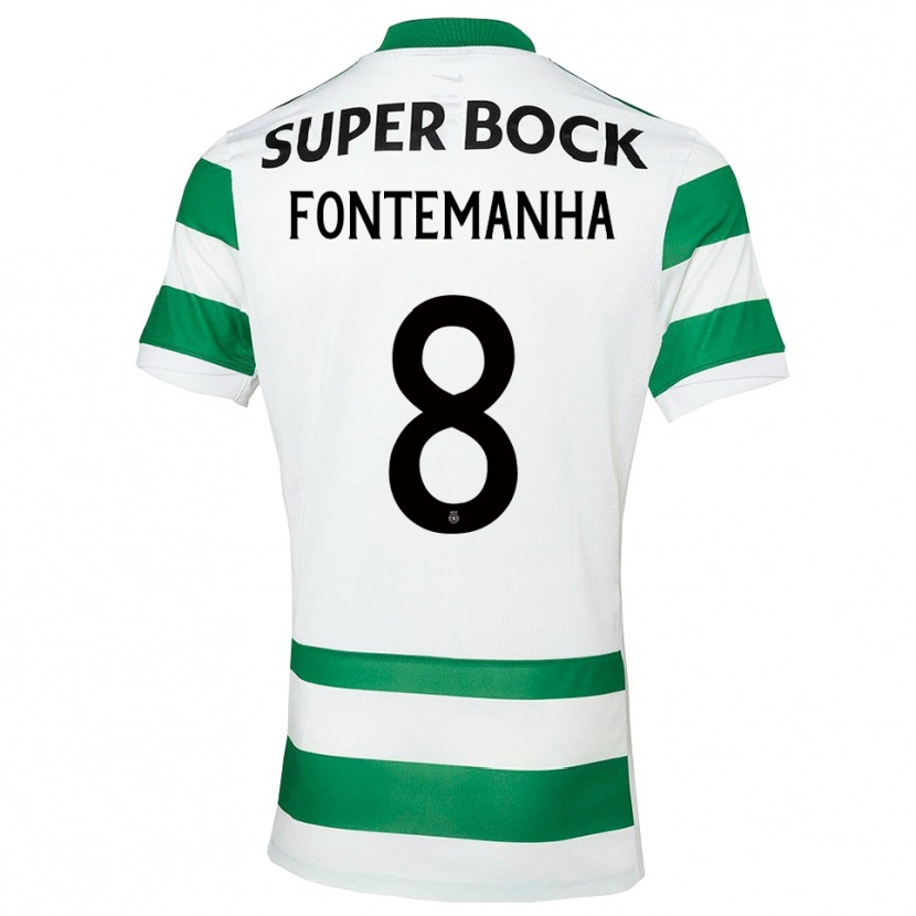 Danxen Kid Rita Fontemanha #8 Green White Home Jersey 2025/26 T-Shirt