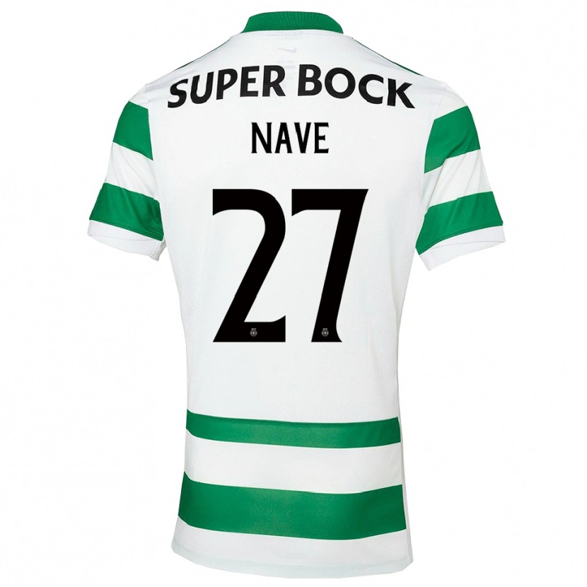Danxen Kid Matilde Nave #27 Green White Home Jersey 2025/26 T-Shirt