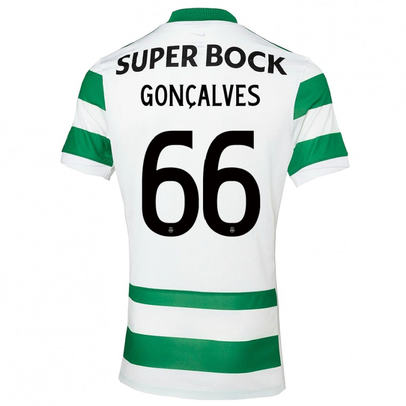 Danxen Kid Iara Gonçalves #66 Green White Home Jersey 2025/26 T-Shirt