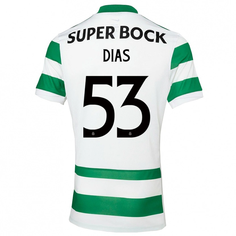 Danxen Kid Rodrigo Dias #53 Green White Home Jersey 2025/26 T-Shirt