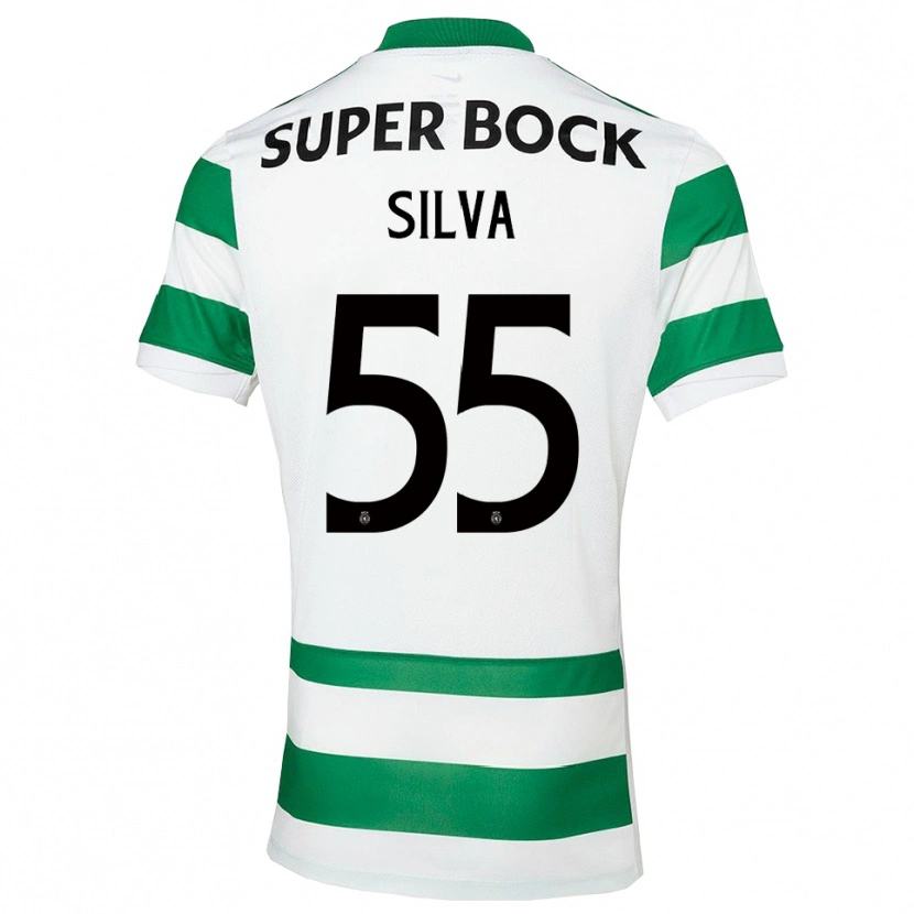 Danxen Kid José Silva #55 Green White Home Jersey 2025/26 T-Shirt