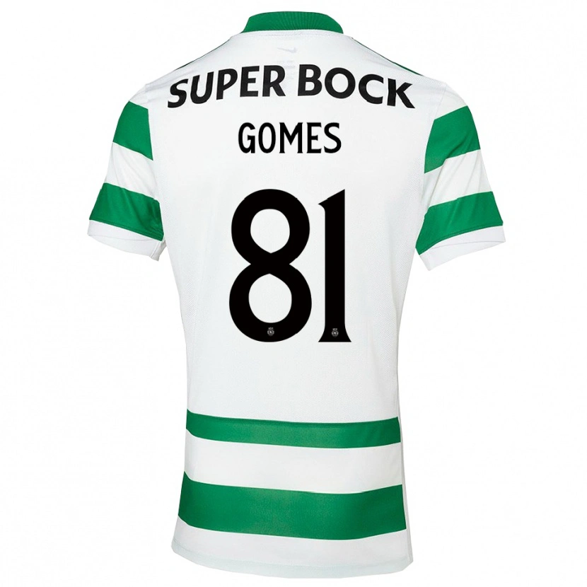 Danxen Kid Salvador Gomes #81 Green White Home Jersey 2025/26 T-Shirt