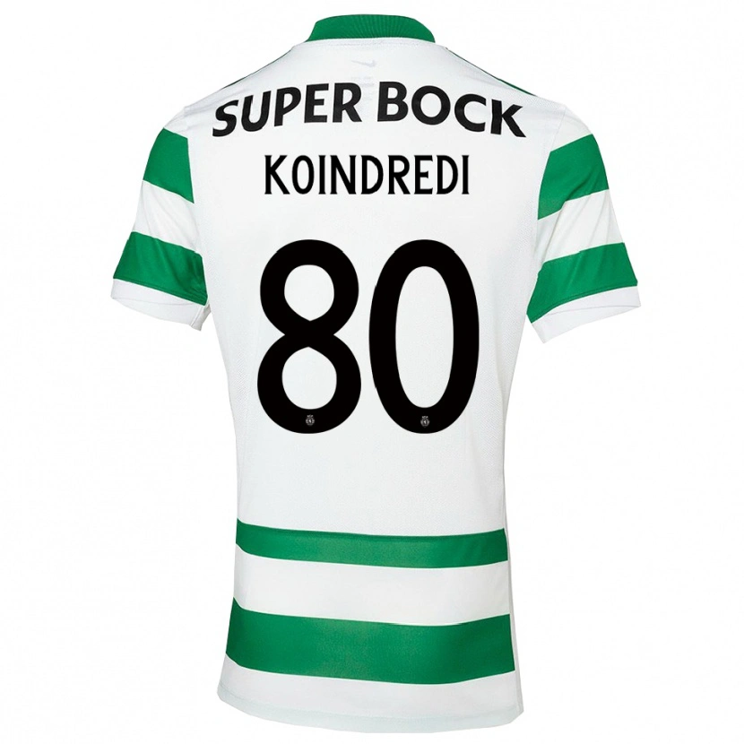 Danxen Kid Koba Koindredi #80 Green White Home Jersey 2025/26 T-Shirt