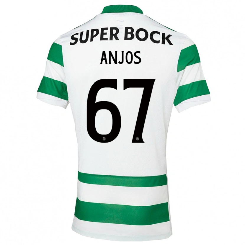 Danxen Kid Lucas Anjos #67 Green White Home Jersey 2025/26 T-Shirt
