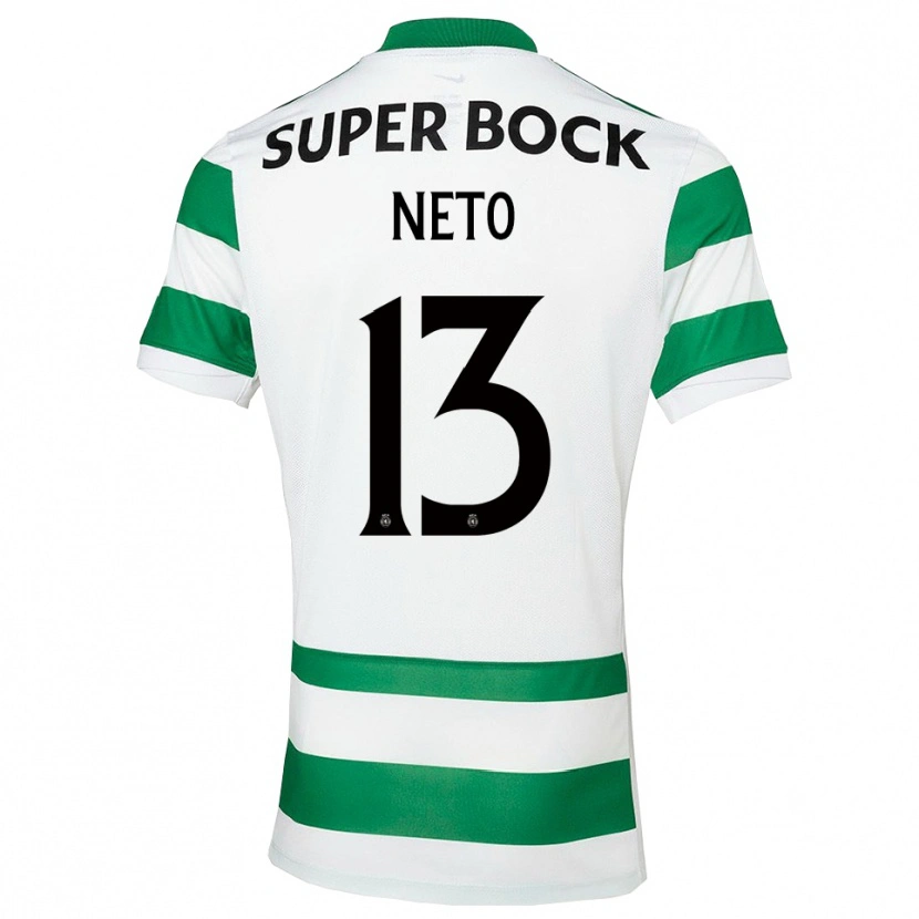 Danxen Kid Luis Neto #13 Green White Home Jersey 2025/26 T-Shirt