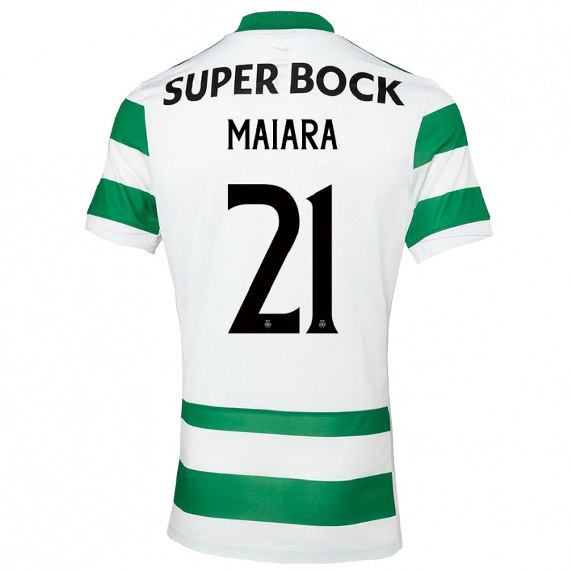 Danxen Kid Maiara Carolina Niehues #21 Green White Home Jersey 2025/26 T-Shirt