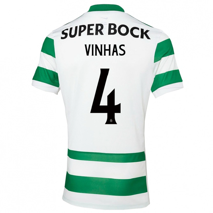 Danxen Kid Gabriela Vinhas #4 Green White Home Jersey 2025/26 T-Shirt