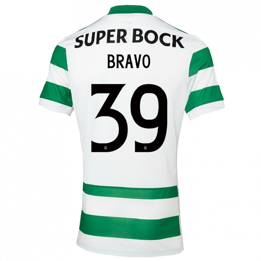 Danxen Kid Andreia Bravo #39 Green White Home Jersey 2025/26 T-Shirt