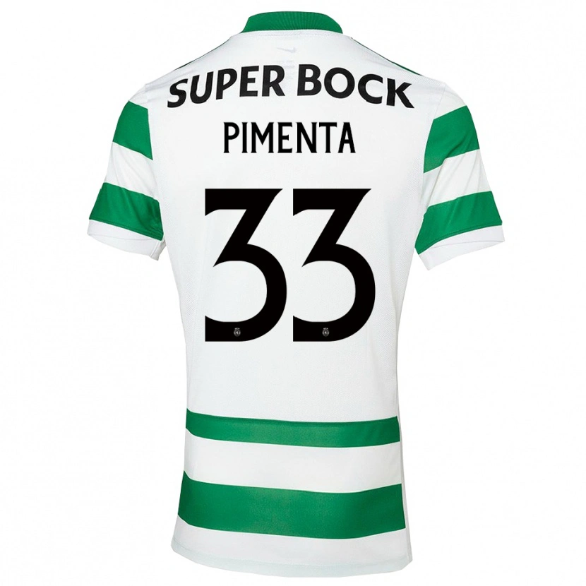 Danxen Kid Carolina Pimenta #33 Green White Home Jersey 2025/26 T-Shirt
