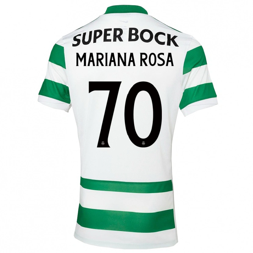 Danxen Kid Mariana Silva Pinto Vilaça Da Rosa #70 Green White Home Jersey 2025/26 T-Shirt