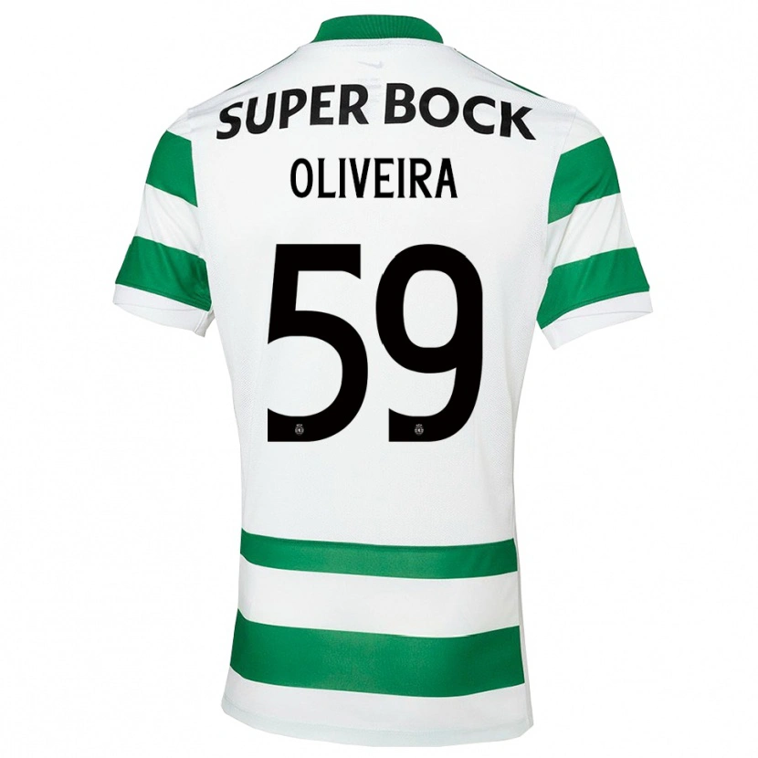 Danxen Kid Kauã Oliveira #59 Green White Home Jersey 2025/26 T-Shirt