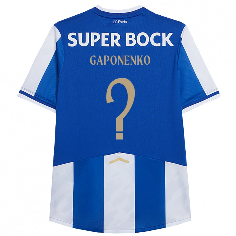 Danxen Kid Artem Gaponenko #0 Blue White Home Jersey 2025/26 T-Shirt