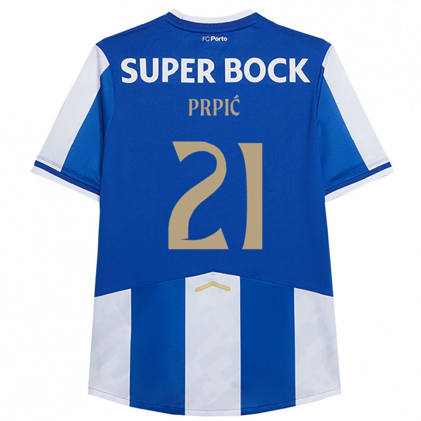 Danxen Kid Dominik Prpić #21 Blue White Home Jersey 2025/26 T-Shirt