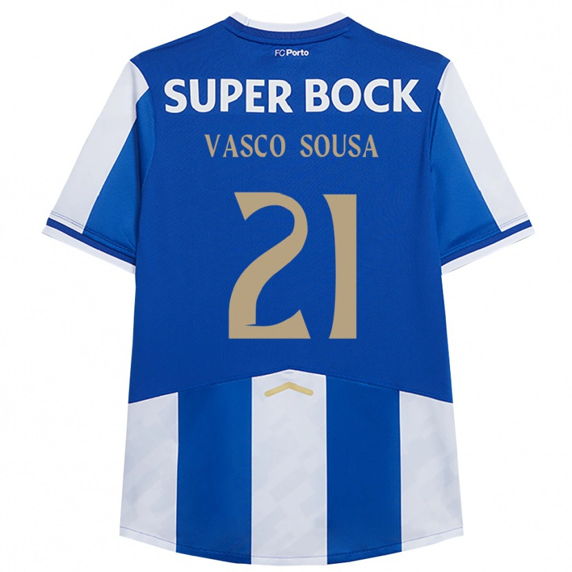 Danxen Kid Vasco Sousa #21 Blue White Home Jersey 2025/26 T-Shirt