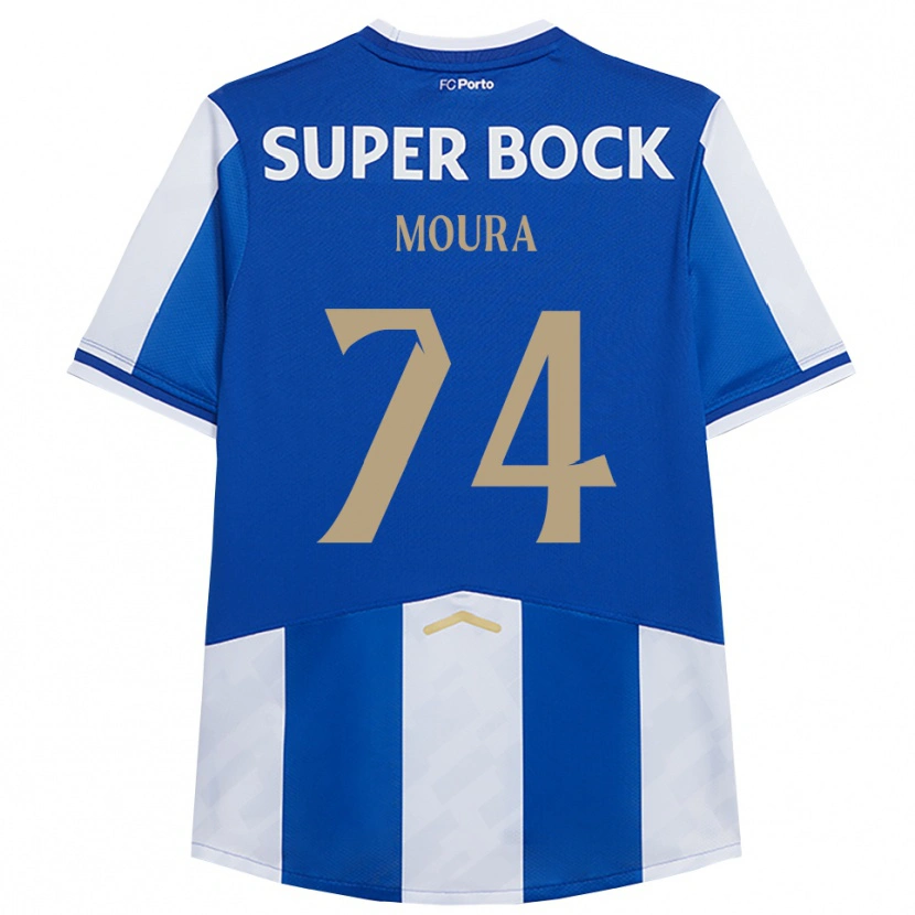 Danxen Kid Francisco Moura #74 Blue White Home Jersey 2025/26 T-Shirt