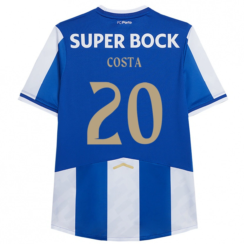 Danxen Kid Alberto Costa #20 Blue White Home Jersey 2025/26 T-Shirt