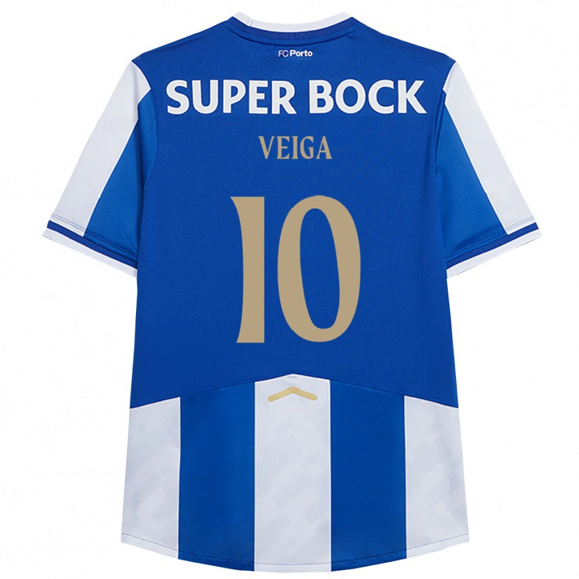 Danxen Kid Gabri Veiga #10 Blue White Home Jersey 2025/26 T-Shirt