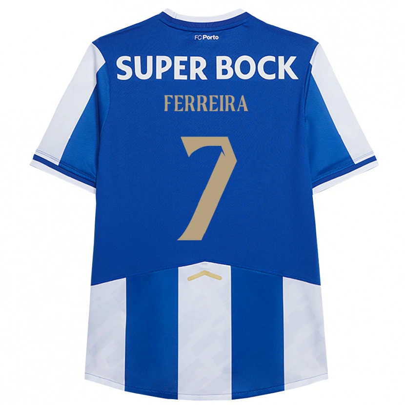 Danxen Kid Maria Ferreira #7 Blue White Home Jersey 2025/26 T-Shirt