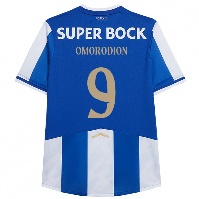 Danxen Kid Samu Aghehowa #9 Blue White Home Jersey 2025/26 T-Shirt