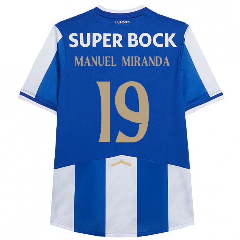 Danxen Kid Manuel Miranda #19 Blue White Home Jersey 2025/26 T-Shirt