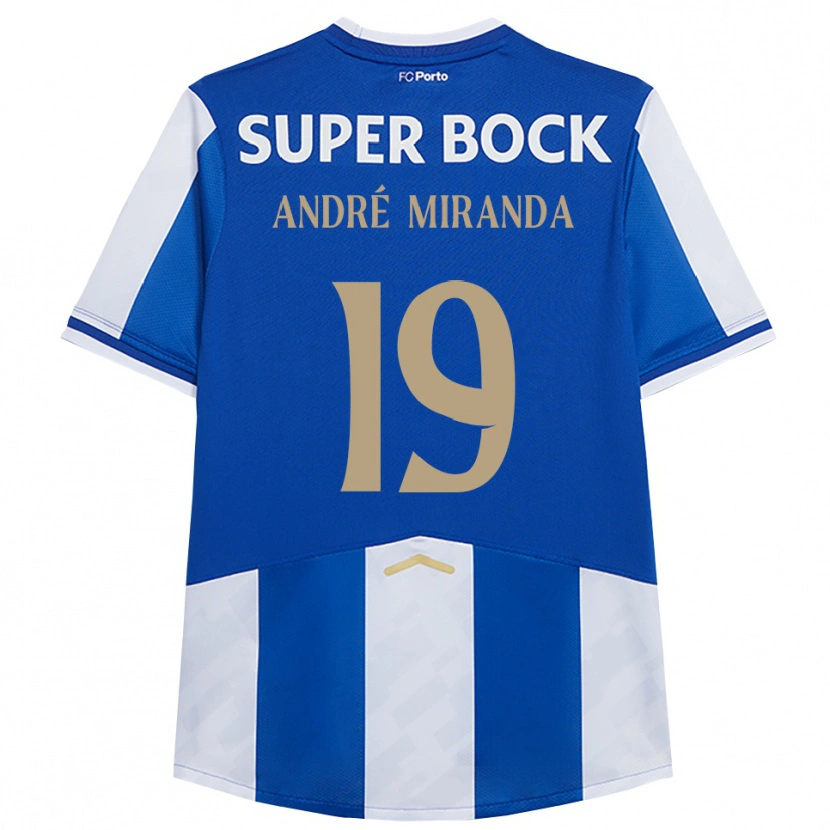 Danxen Kid André Miranda #19 Blue White Home Jersey 2025/26 T-Shirt