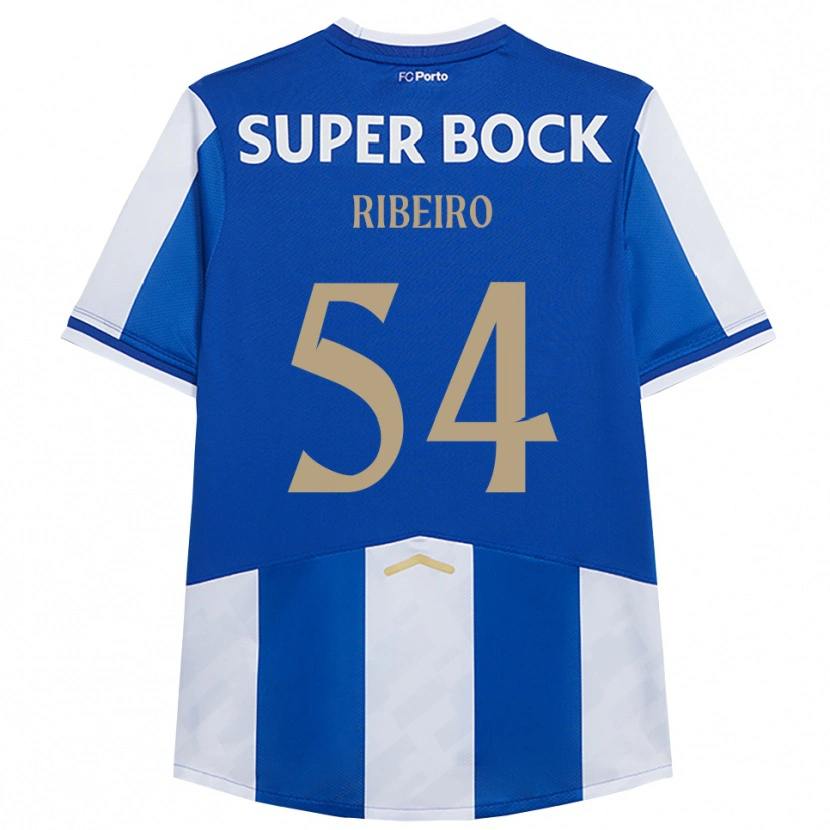 Danxen Kid António Ribeiro #54 Blue White Home Jersey 2025/26 T-Shirt