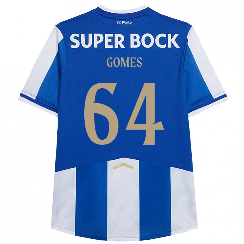 Danxen Kid Luís Gomes #64 Blue White Home Jersey 2025/26 T-Shirt