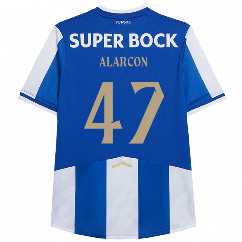 Danxen Kid Ángel Alarcón #47 Blue White Home Jersey 2025/26 T-Shirt