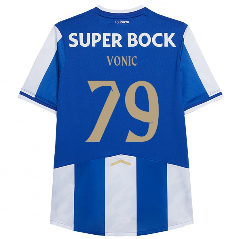 Danxen Kid Leonardo Vonic #79 Blue White Home Jersey 2025/26 T-Shirt