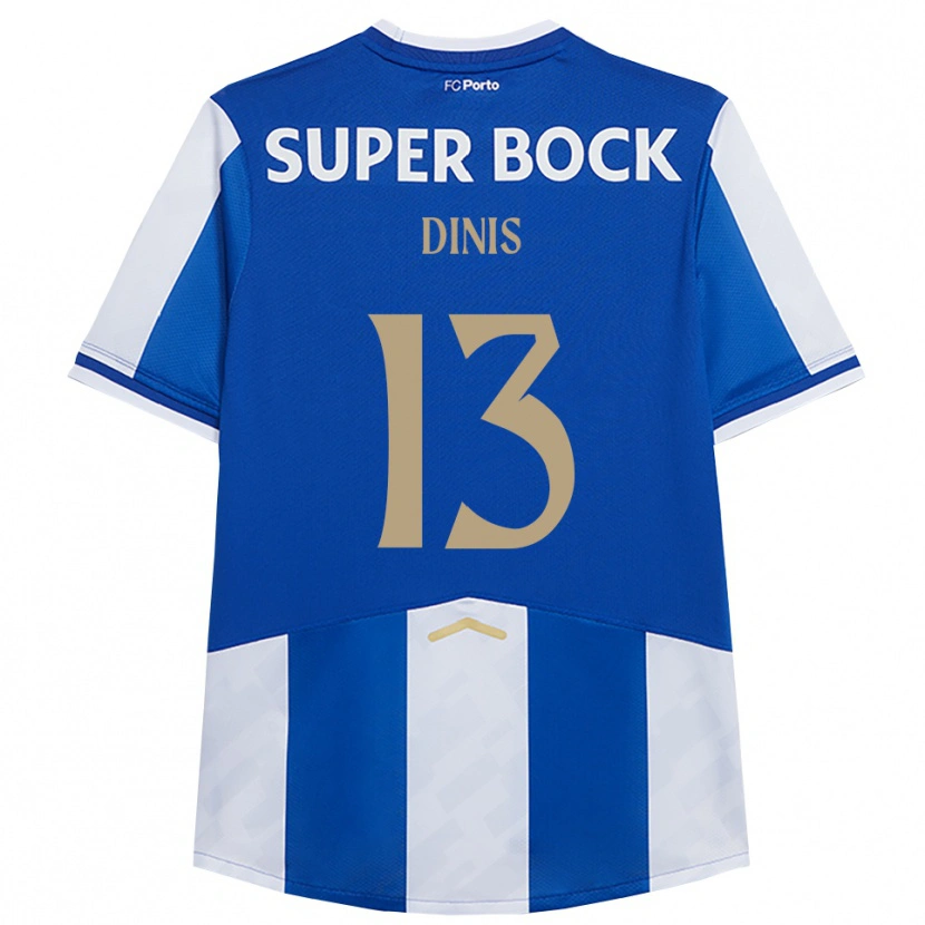 Danxen Kid Vasco Dinis #13 Blue White Home Jersey 2025/26 T-Shirt