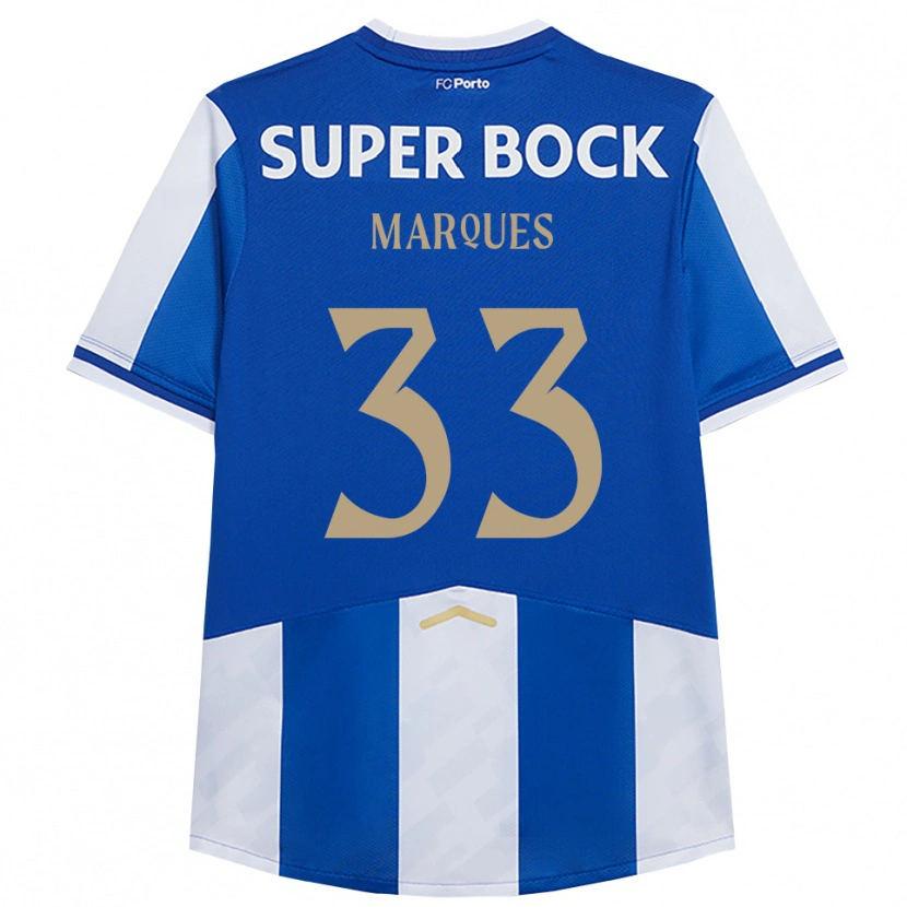 Danxen Kid Bárbara Marques #33 Blue White Home Jersey 2025/26 T-Shirt
