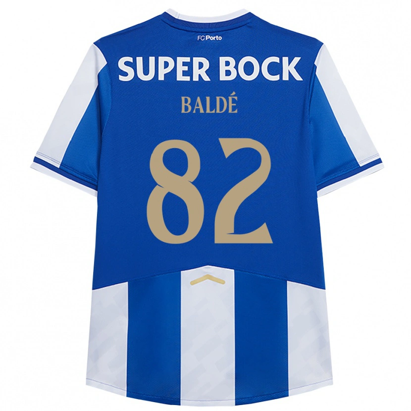 Danxen Kid Alfa Baldé #82 Blue White Home Jersey 2025/26 T-Shirt