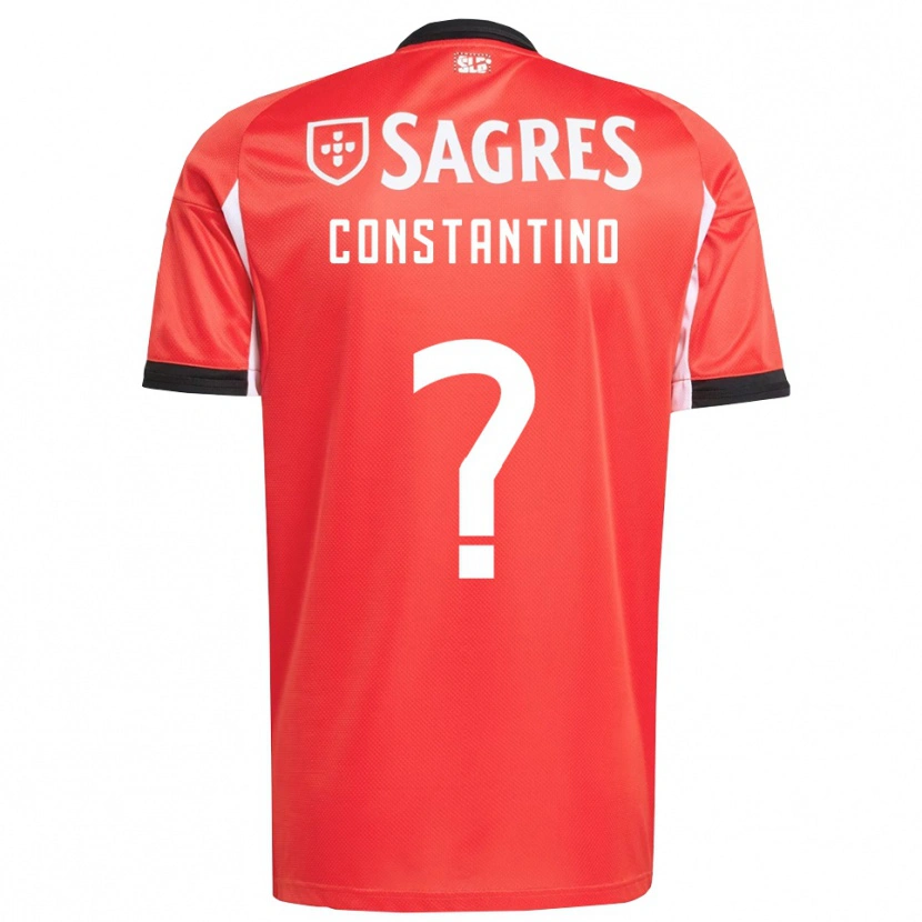 Danxen Kid Simão Constantino #0 Red White Home Jersey 2025/26 T-Shirt