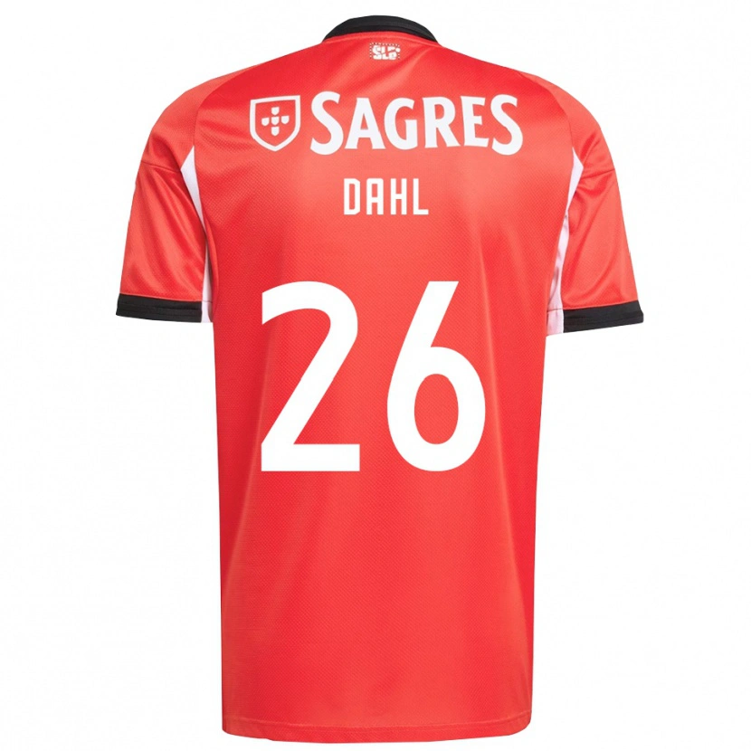 Danxen Kid Samuel Dahl #26 Red White Home Jersey 2025/26 T-Shirt