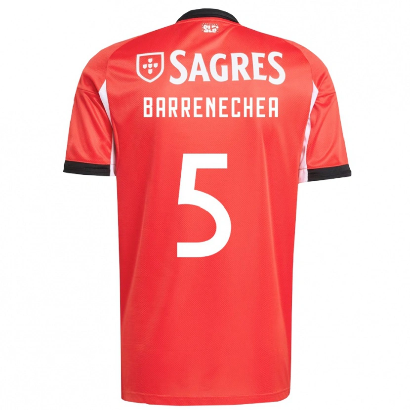Danxen Kid Enzo Barrenechea #5 Red White Home Jersey 2025/26 T-Shirt