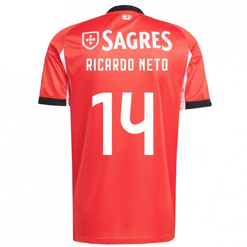 Danxen Kid Ricardo Neto #14 Red White Home Jersey 2025/26 T-Shirt