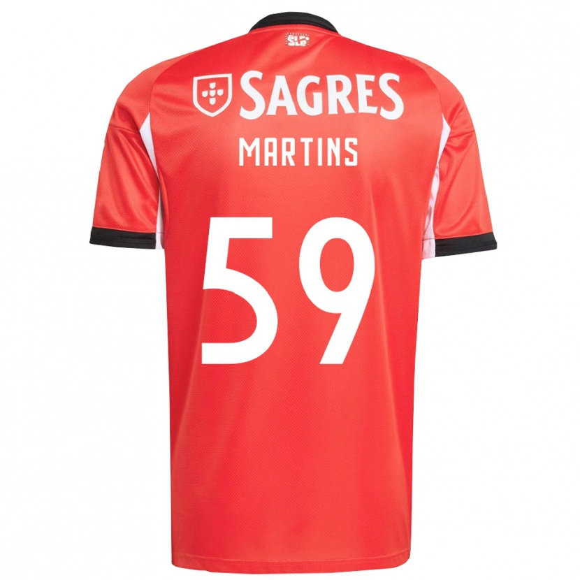 Danxen Kid Leandro Martins #59 Red White Home Jersey 2025/26 T-Shirt