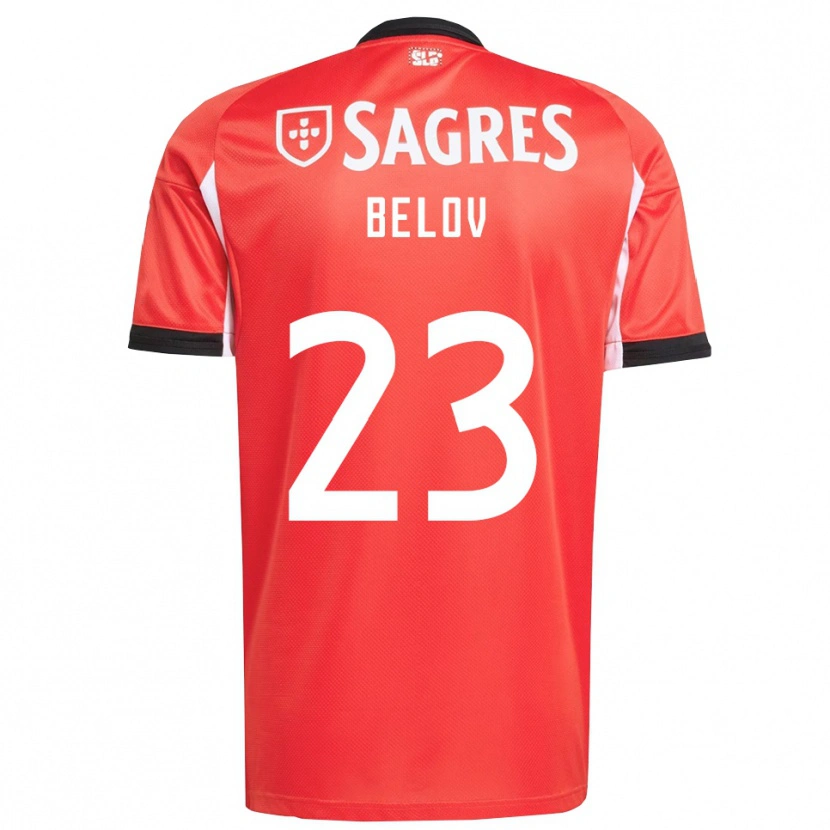 Danxen Kid Sevastian Belov #23 Red White Home Jersey 2025/26 T-Shirt