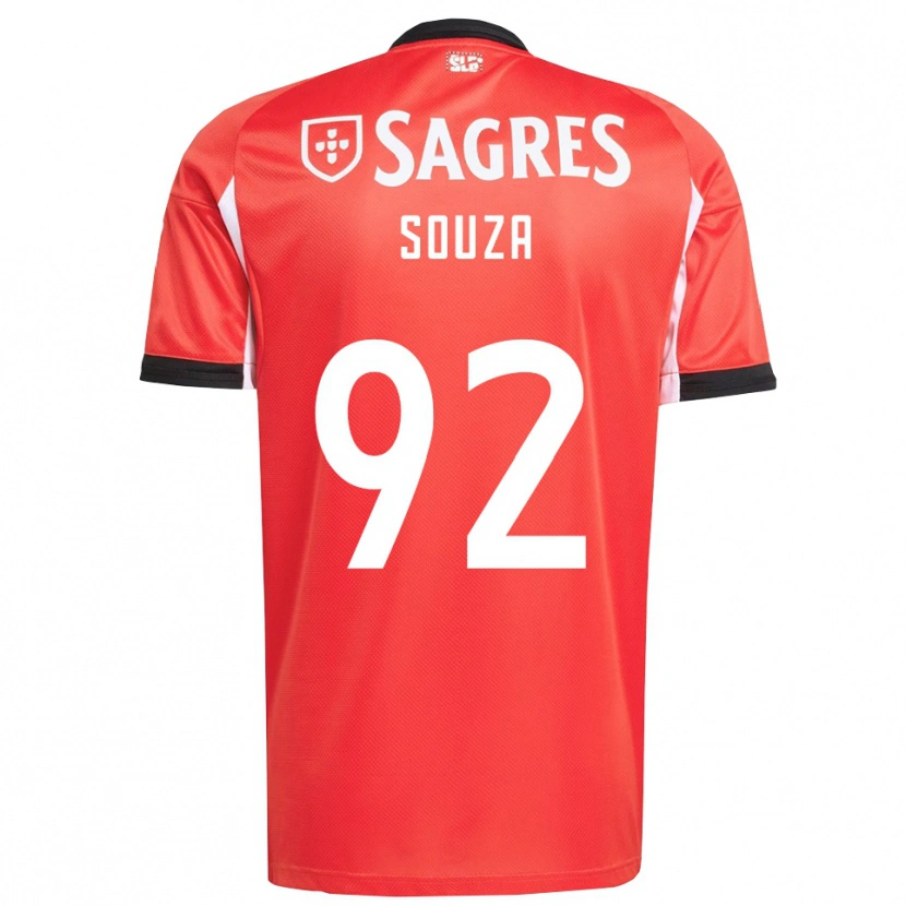 Danxen Kid Pedro Souza #92 Red White Home Jersey 2025/26 T-Shirt