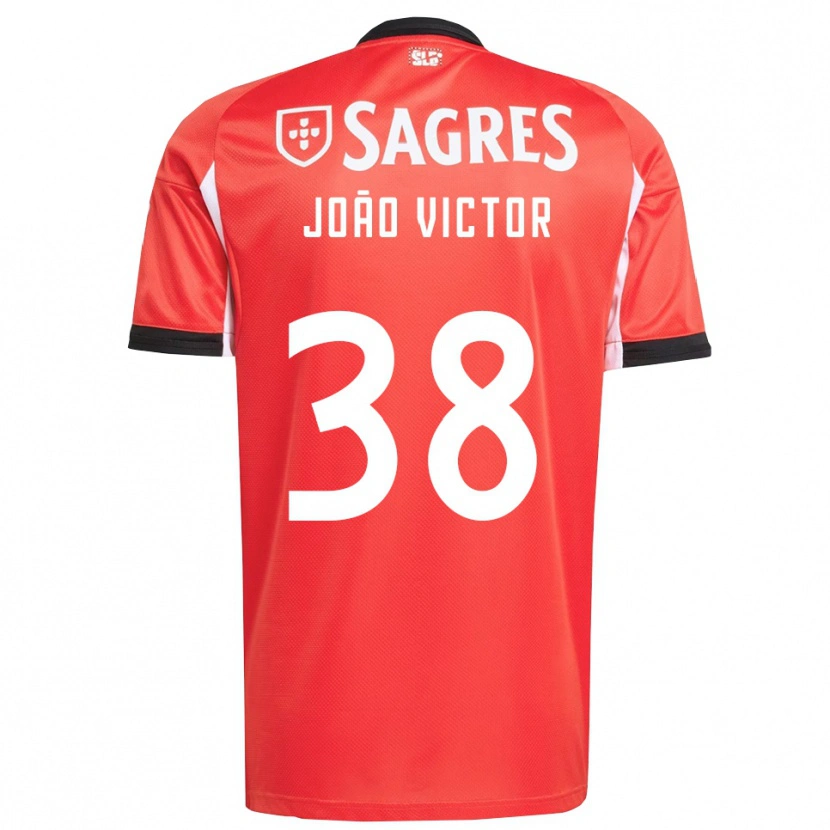 Danxen Kid Joao Victor #38 Red White Home Jersey 2025/26 T-Shirt