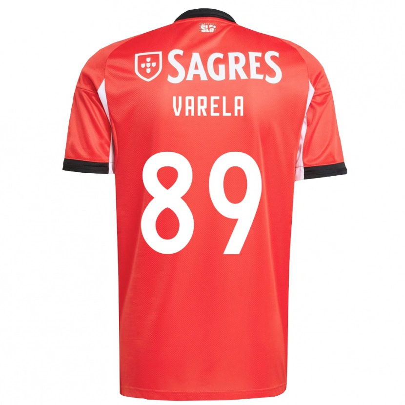 Danxen Kid Gustavo Varela #89 Red White Home Jersey 2025/26 T-Shirt