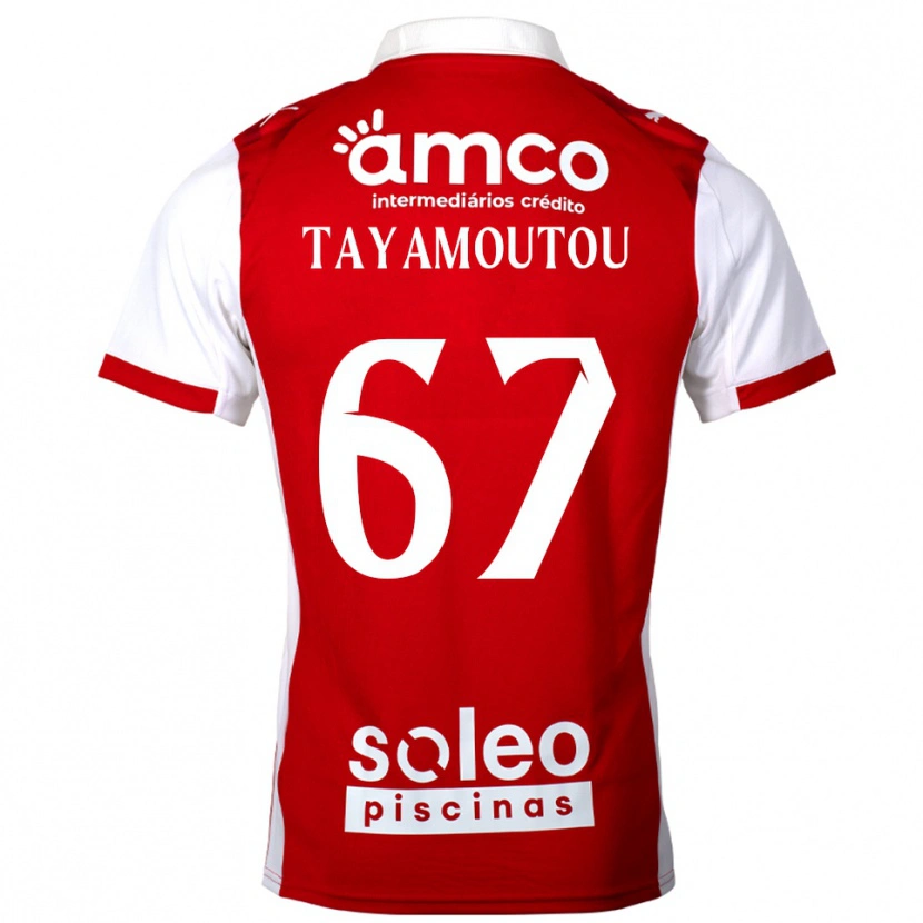 Danxen Kid Enzo Tayamoutou #67 Red White Home Jersey 2025/26 T-Shirt