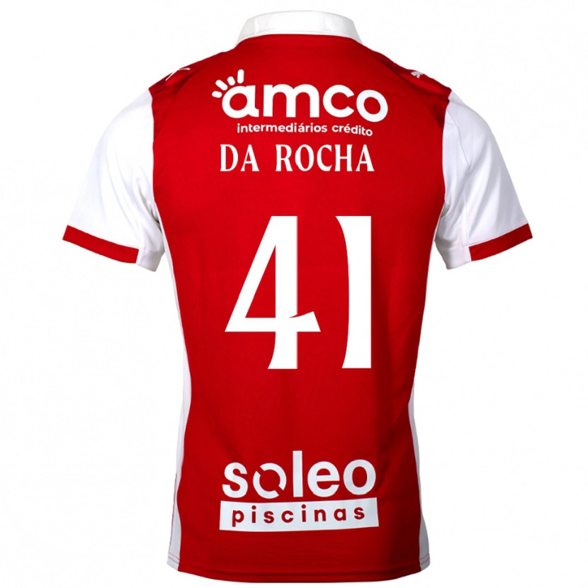 Danxen Kid Yanis Da Rocha #41 Red White Home Jersey 2025/26 T-Shirt