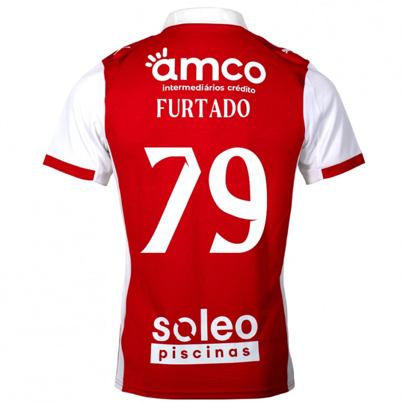 Danxen Kid Rúben Furtado #79 Red White Home Jersey 2025/26 T-Shirt