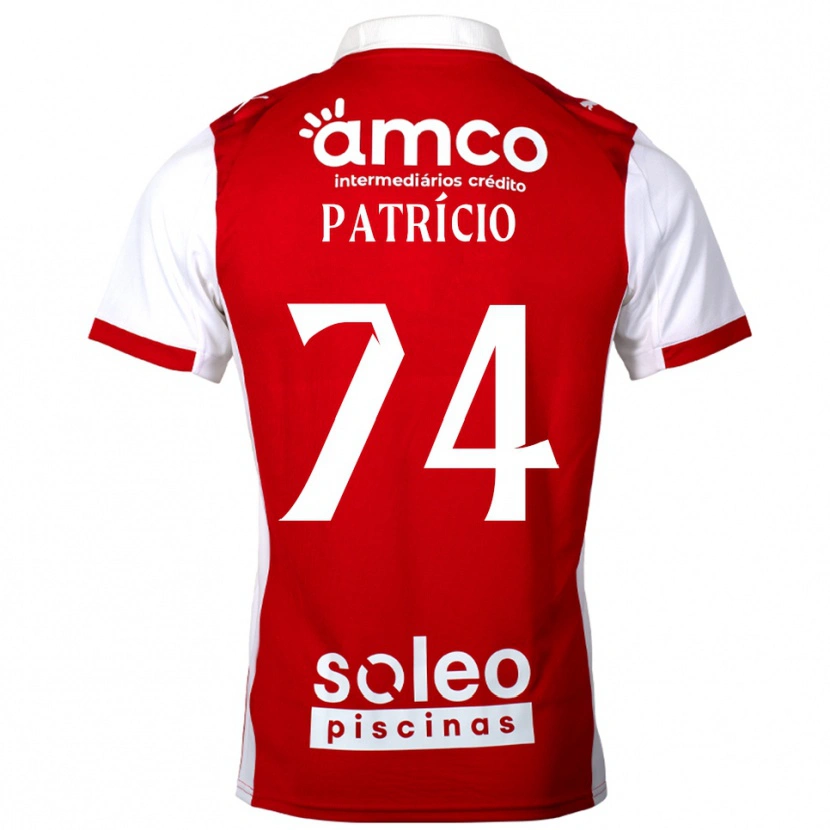 Danxen Kid Nuno Patrício #74 Red White Home Jersey 2025/26 T-Shirt