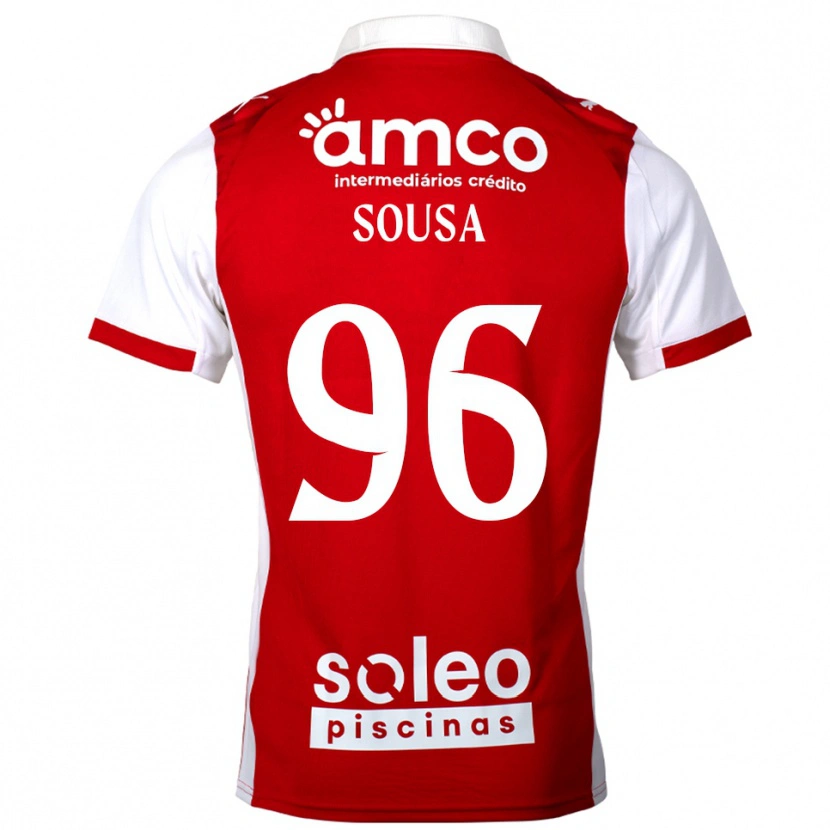 Danxen Kid Afonso Sousa #96 Red White Home Jersey 2025/26 T-Shirt